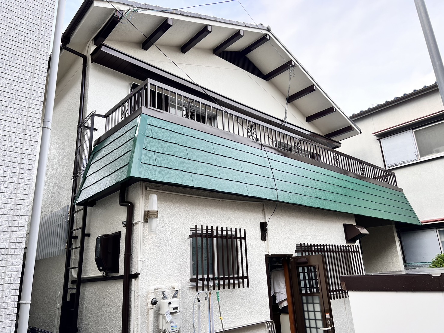 堺市南区S様邸 外壁塗装の施工後